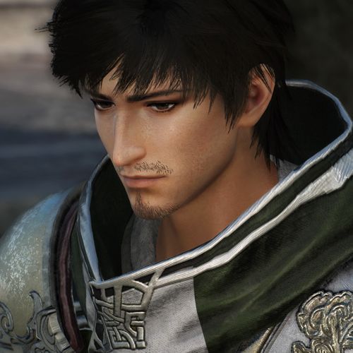 《真·三国无双 起源》中徐庶立绘，身着灰色长袍，眉头微皱，手持书卷，背景为隐居草庐