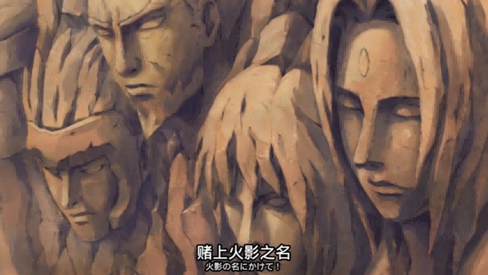 游戏内庆祝界面，纲手立于中央，周围漂浮生日礼花，文字显示‘生日快乐，纲手大人’