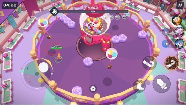 玩家在《饼干人联盟》中组建队伍界面，展示多个不同造型的饼干英雄，技能图标环绕角色周围