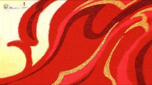 【南弦梦魄】剧情过场动画片段，角色在月下抚琴，音波化作光影涟漪扩散，场景唯美梦幻