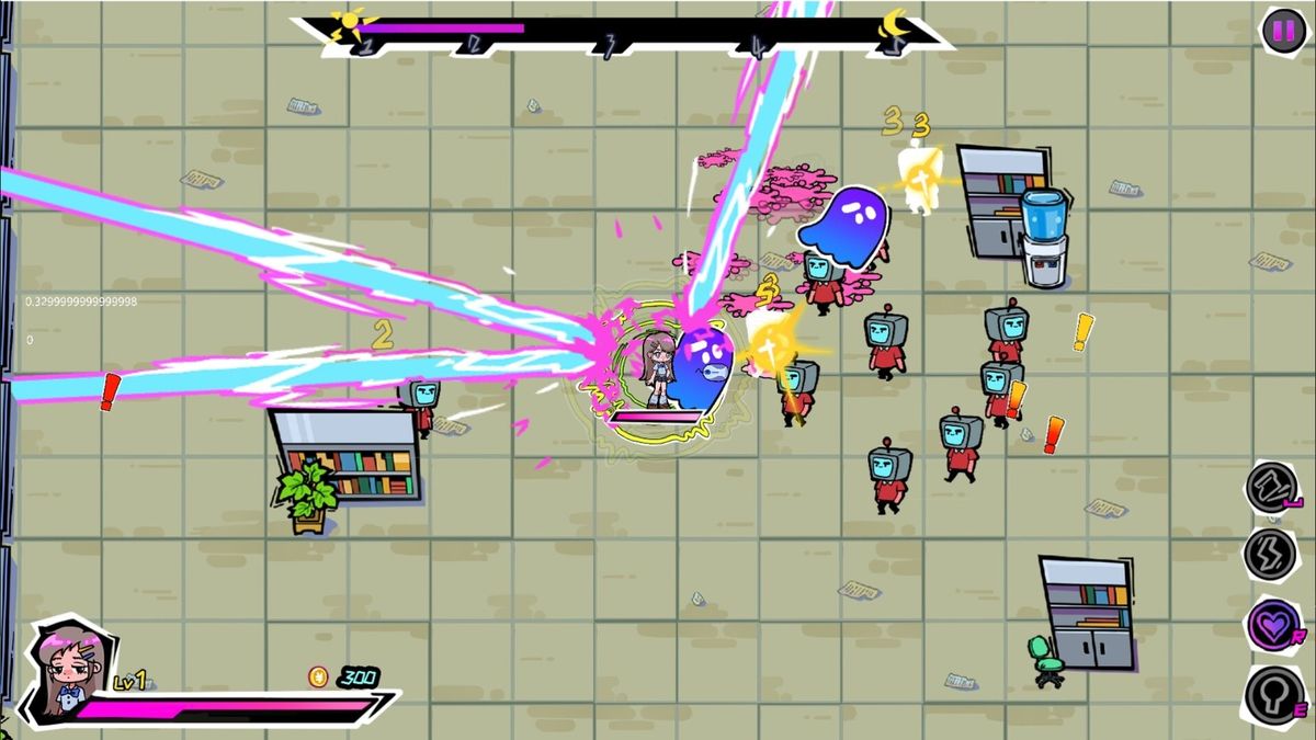 随机事件提示框弹出‘下周起实行大小周’，主角头顶冒出愤怒表情