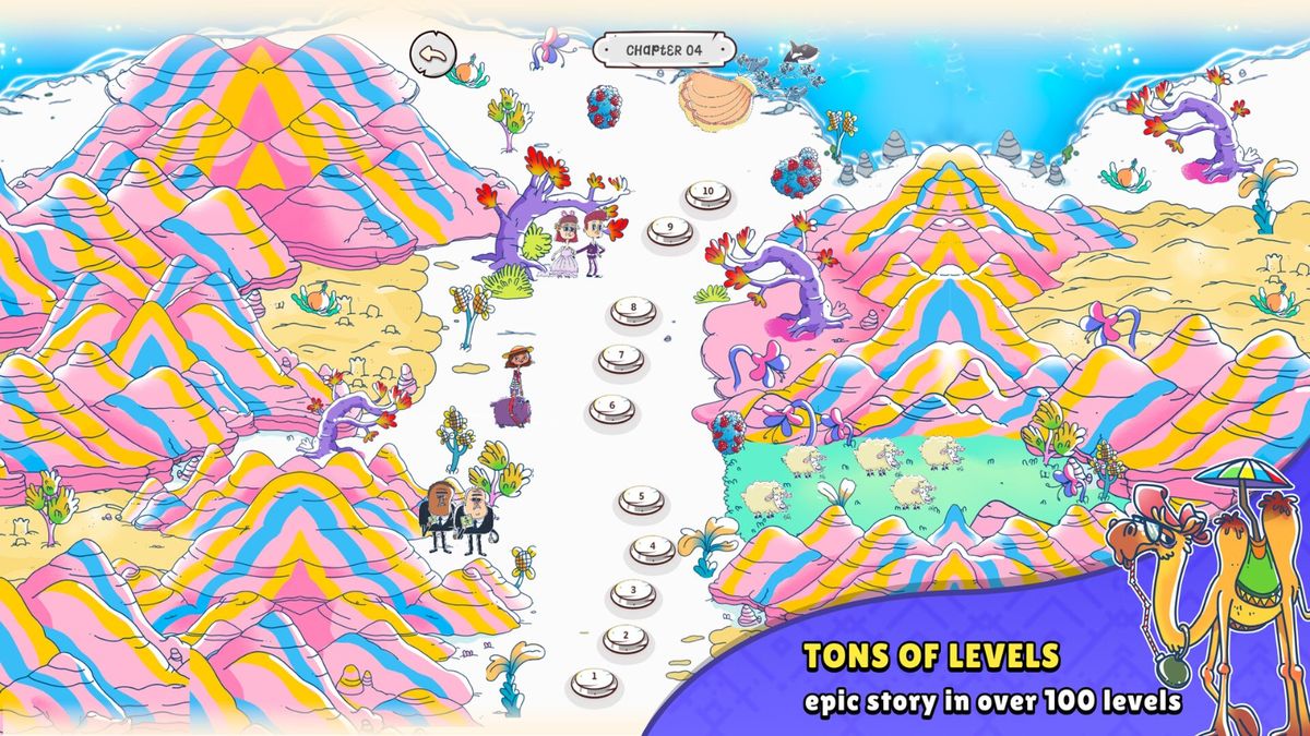 玩家使用关卡编辑器界面，屏幕上显示可拖动的彩色方块组件，界面简洁直观