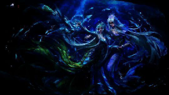 沧澜云螭外观展示，角色身着华丽龙纹长袍，背景为深海漩涡与雷云，气势磅礴