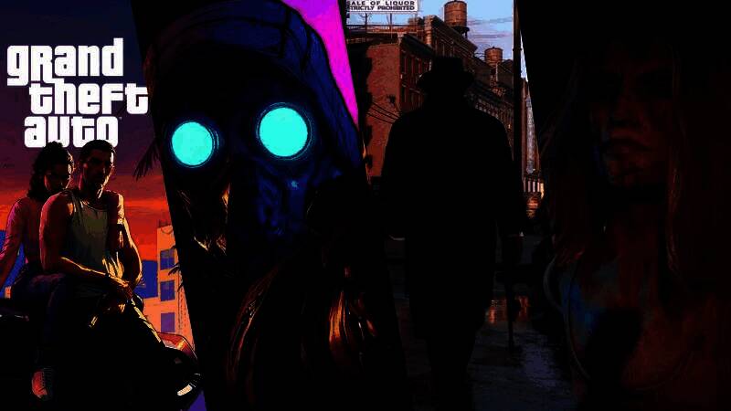 财报发布会现场画面，Take Two高管团队坐在台前，背景显示公司最新财务数据图表