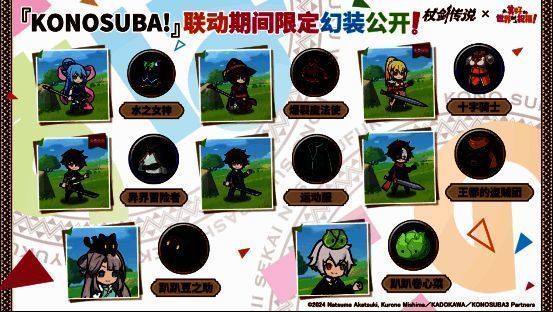 联动幻装展示图，角色身穿阿库娅与达克妮斯同款服装，细节精致