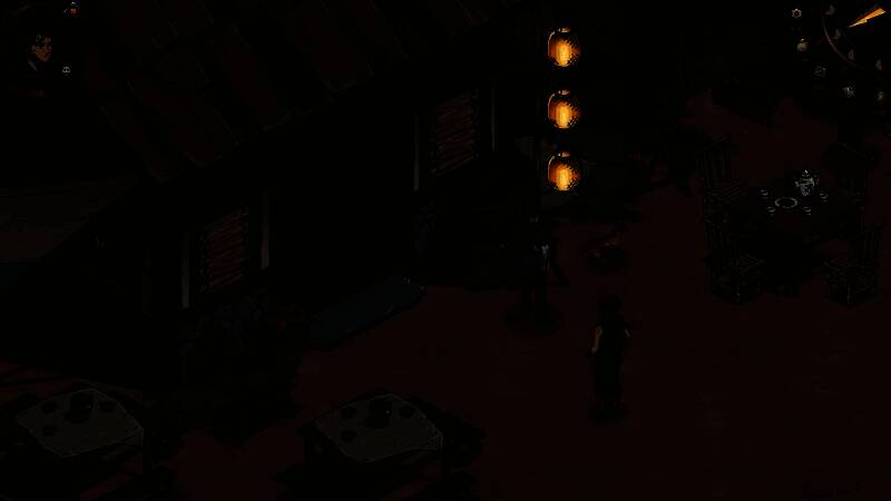 角色施展轻功飞跃屋顶，动作流畅，夜色迷人