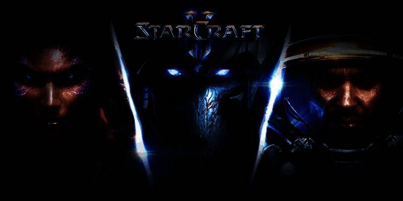 前《星际争霸2》多人游戏负责人David Kim的官方肖像照，神情专注，背景为暴雪经典游戏元素