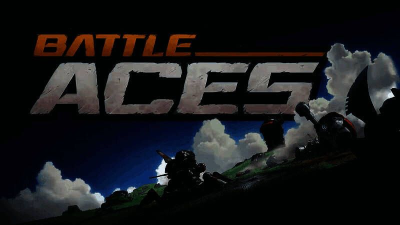 《星战王牌》游戏实机画面，空中战舰与地面部队协同作战，战场特效绚丽，界面简洁直观