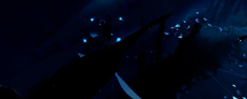 《海之剑》中巨大的蛇颈龙在波涛汹涌的海面上浮出水面，背脊高耸，周围浪花翻腾，远处可见玩家操控的角色正准备跃上其背