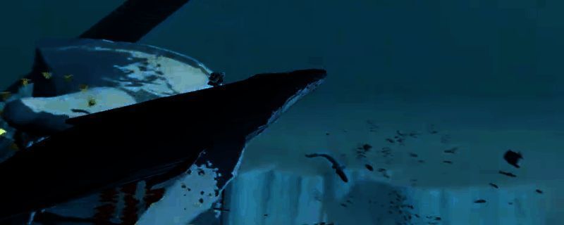 《海之剑》中玩家角色骑在巨大座头鲸背上海面驰骋的壮观画面，阳光洒在波光粼粼的海面上，场景极具视觉冲击力