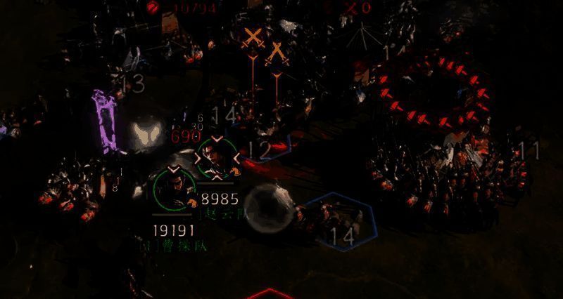 兵种选择界面，突出显示轻骑兵与虎豹骑的属性对比及适用场景