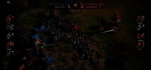 玩家在《偃武》中实时操控三支部队进行包围战术，地图上清晰显示行军路径与敌军位置