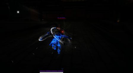 双戟玩家在多人大战场中穿梭腾挪，连续击倒多名敌人，展现高超操作