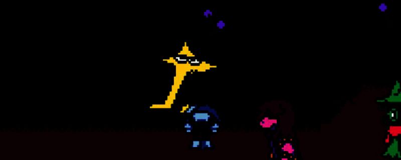 《三角符文》游戏中从'Bake Sale'传送点出发，右侧通往飞鸟追逐区域的场景截图