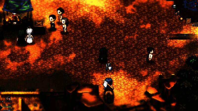 战斗界面特写，QTE提示条出现在屏幕中央，技能图标闪烁，战斗节奏紧凑