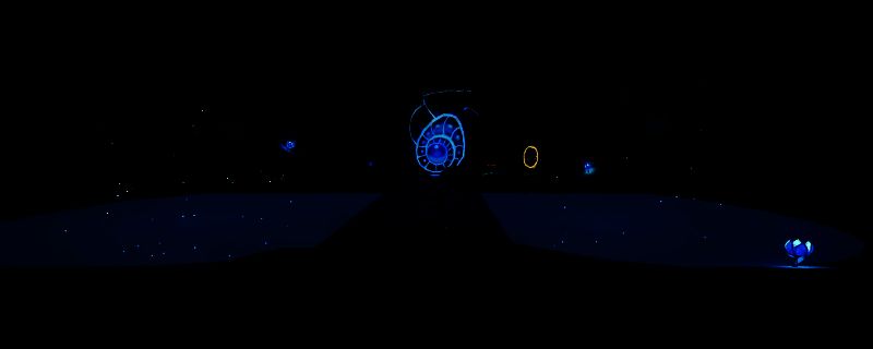 《非生物因素》游戏中角色在遥远海岸垂钓的场景，海浪翻涌，天空呈现异常色调，暗示该区域存在熵化现象