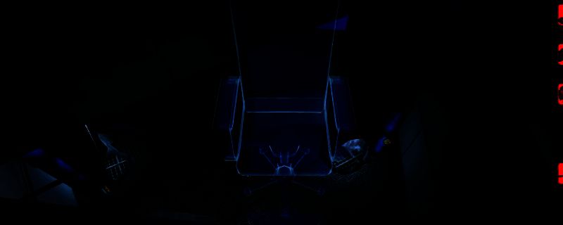 玩家在反应堆附近放置椅子并跳跃的瞬间，准备触发遁地动作的示意图