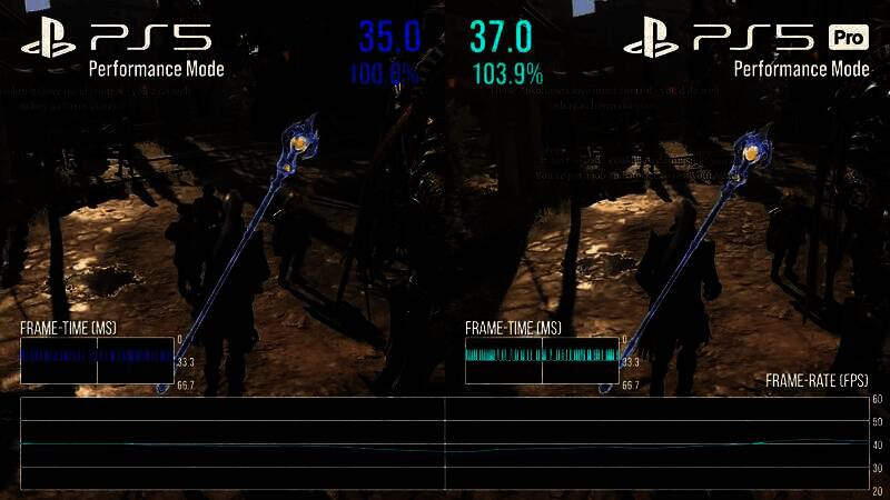 PS5 Pro主机外观展示，黑色机身搭配白色饰条，置于暗色背景中，凸显科技感