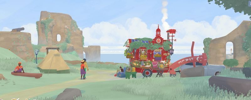 《小小书店》游戏中芬恩角色立绘与手稿任务界面，背景为书海镇大学区域，画面充满文艺氛围