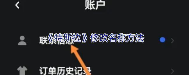 特斯拉车机屏幕显示软件设置界面，正在编辑车辆名称
