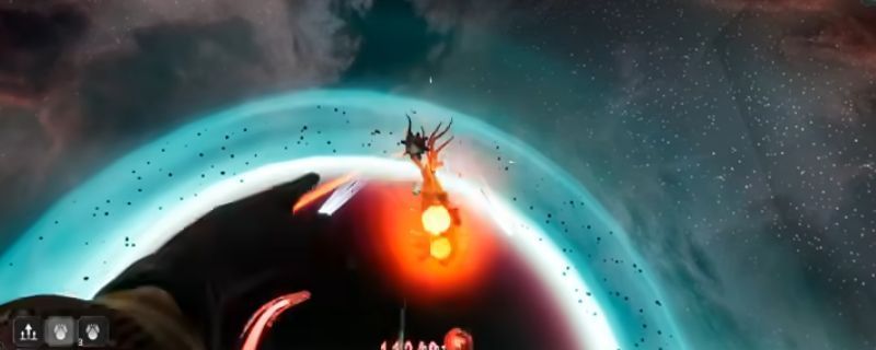 《深渊之潮》最终BOSS战斗场景，角色释放爆炸手雷产生大面积毒气与火焰特效，战场充满视觉冲击力