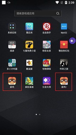 手机桌面显示已成功添加的分身应用图标，用户可直接点击进入