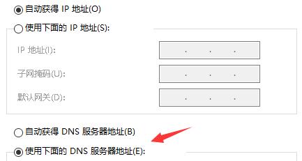 DNS设置已完成勾选，8.8.8.8作为首选DNS地址被清晰输入