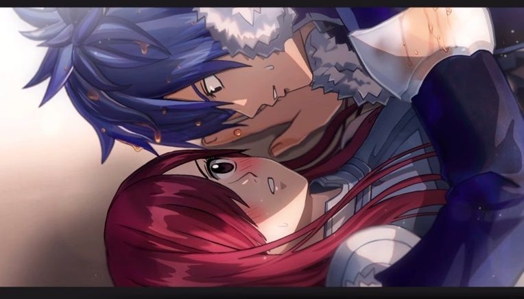 《妖精的尾巴2》‘未知的关键’剧情宣传图，展示角色们在森林中的冒险场景，背景为神秘餐厅与奇幻自然环境