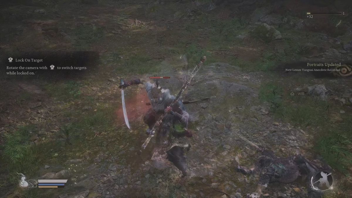 悟空施展变身技能，周身环绕金色气流，视觉冲击强烈