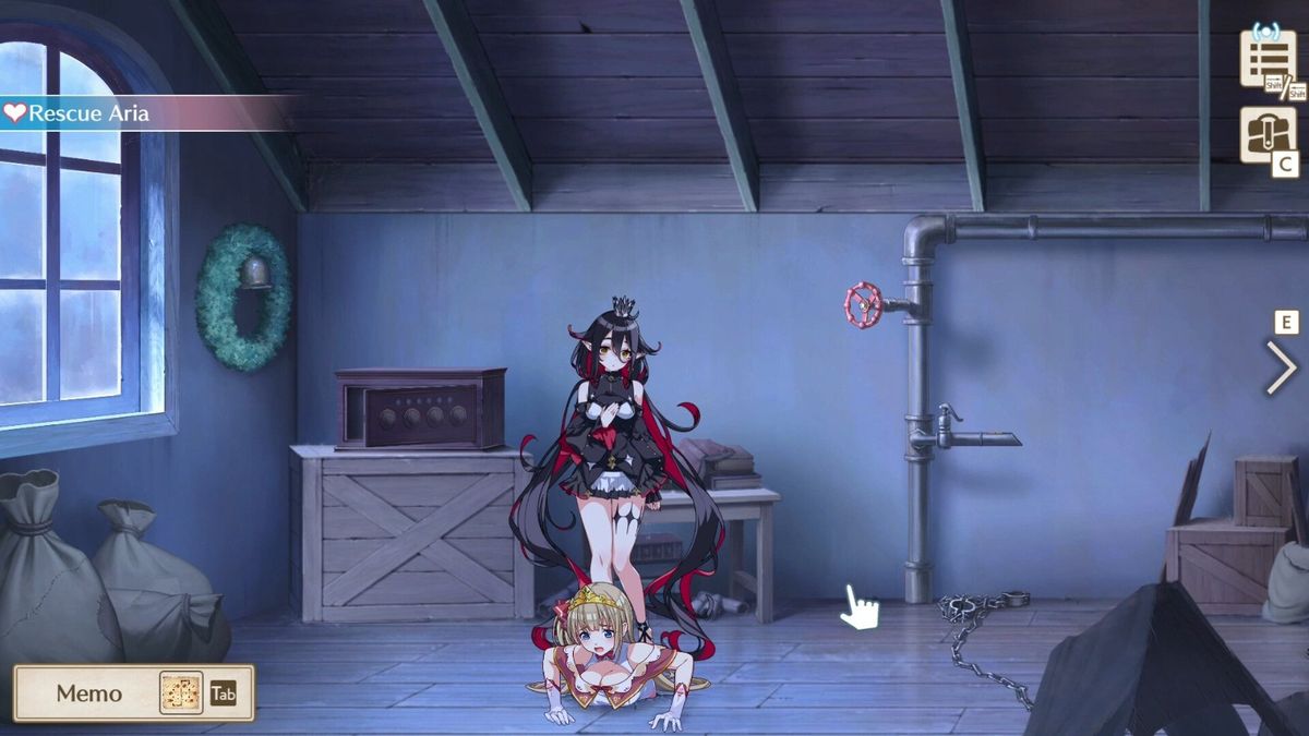 勇者灵体漂浮在空中，手中散发蓝色光芒，正在激活一座古老的机关装置