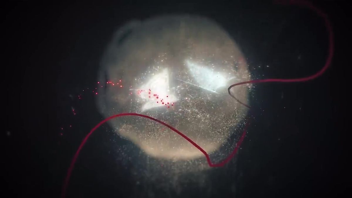 联动服饰展示：女性角色身穿暗红嫁衣，头戴凤冠，面覆红 veil，身后飘散符纸