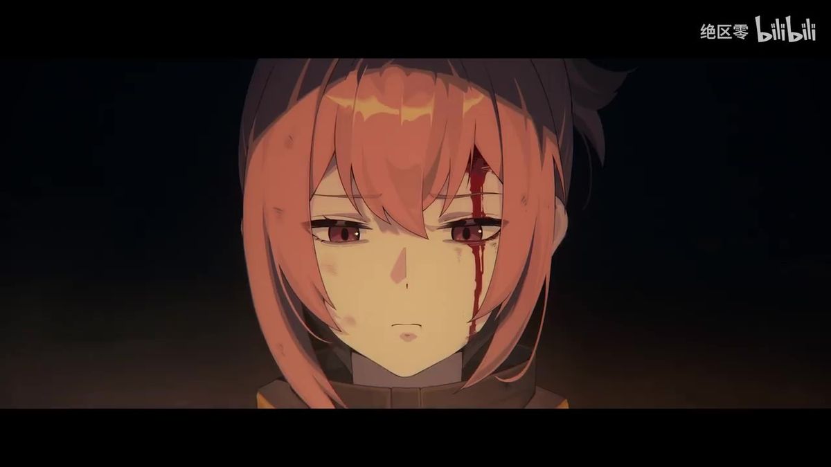 特写镜头下月城柳瞳孔泛起幽光，鬼族之力正在觉醒