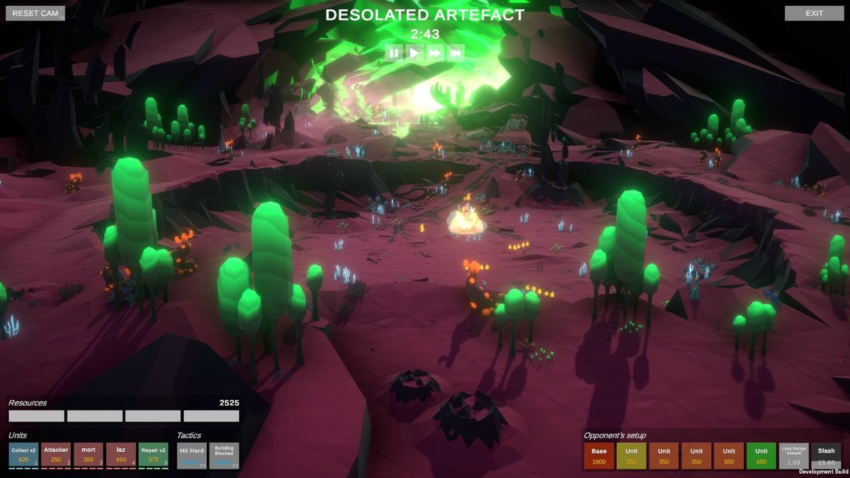 战斗场景特写，多个可编程机甲单位协同作战，使用不同武器系统攻击敌方空中单位