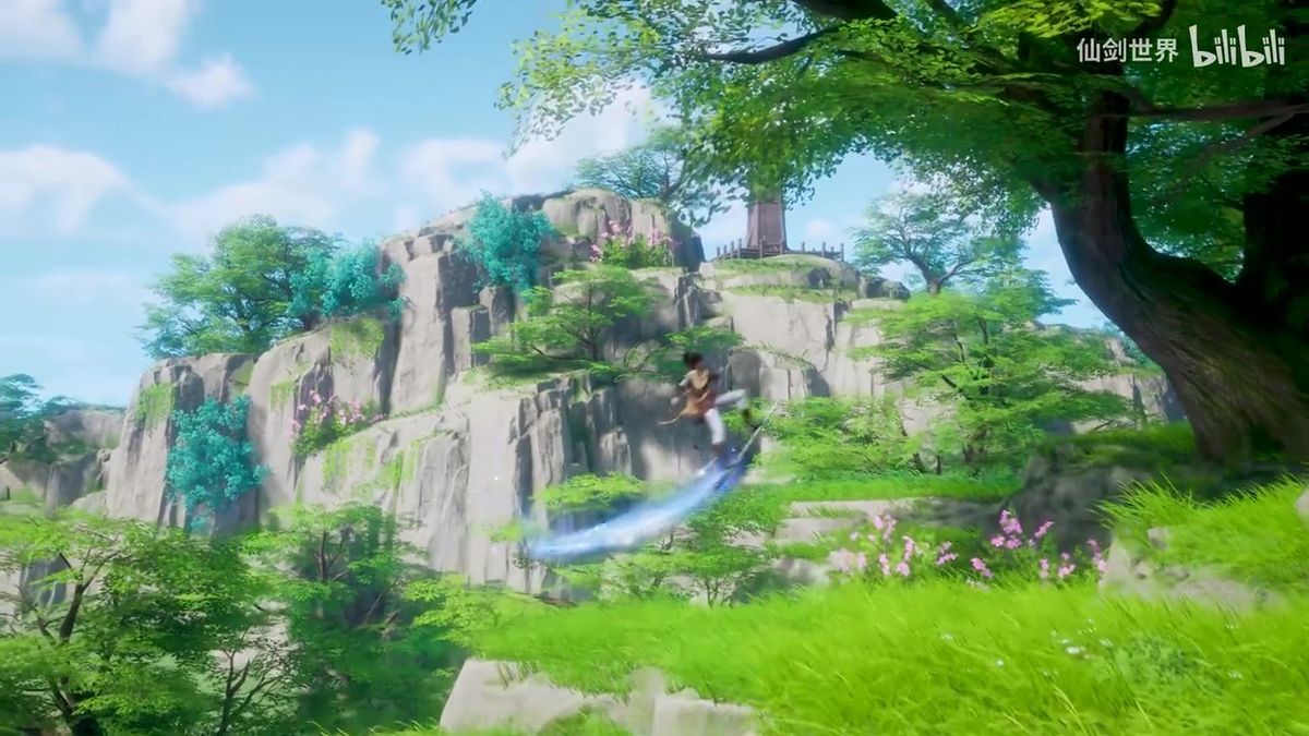 游戏UI界面展示角色技能与地图信息，布局清晰，国风元素浓厚