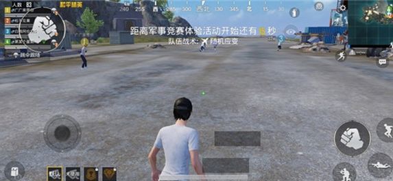 游戏内画面显示自定义准星覆盖在屏幕上，辅助瞄准效果明显