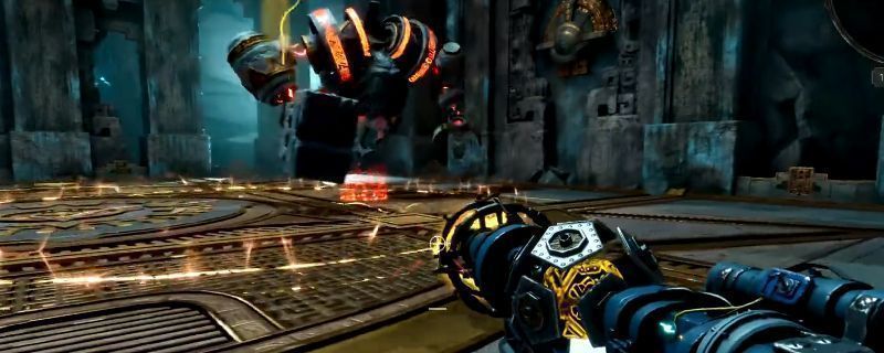 《深渊之潮》冰风雷磁暴流实战画面，角色释放磁暴武器，冰与雷元素交织形成大范围爆炸特效，敌人被连续击飞