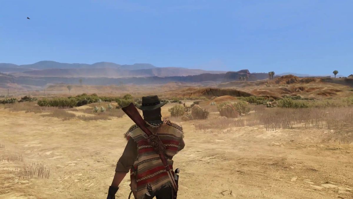 整体场景对比图，Mod后光影、材质、远景全面优化，画面更具电影质感