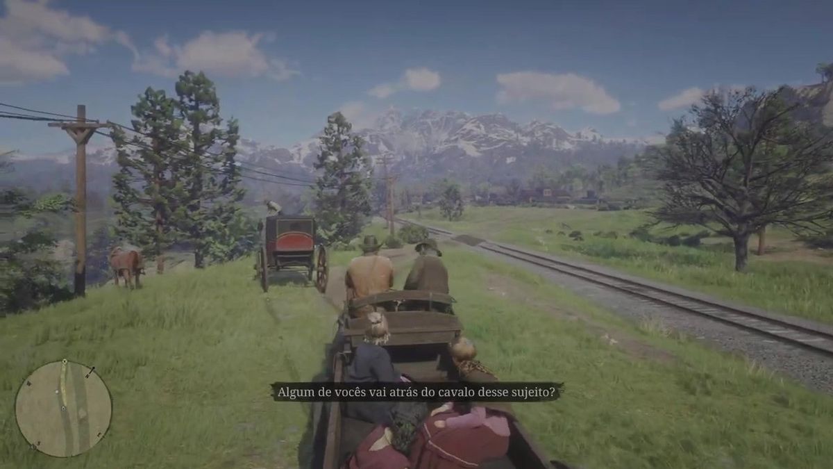 《荒野大镖客2》在PS5 Pro上运行画面，场景广阔但色调偏白