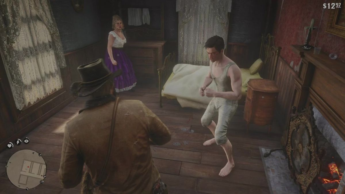 《龙之信条2》城镇全景，建筑与人群细节丰富