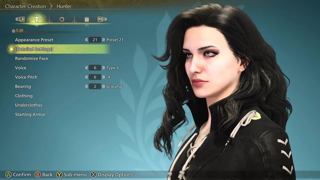 玩家捏出的清冷气质女性角色，身穿轻甲，银发飘逸，眼神深邃