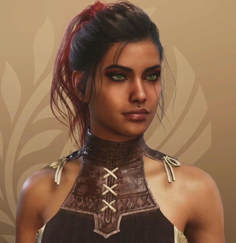 一位东方风格美女角色，身着轻纱服饰，手持弓箭，背景为樱花林