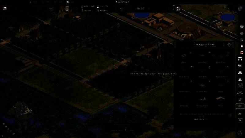 市民在市场交易商品，部分角色头顶显示情绪图标，展现其当前心情状态