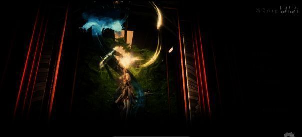 今汐施展法术：双手结印，龙形能量在空中盘旋