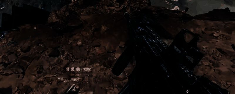 《战地6》游戏中M433步枪的3D展示图，枪身采用战术迷彩涂装，配备瞄准镜与垂直握把，细节清晰