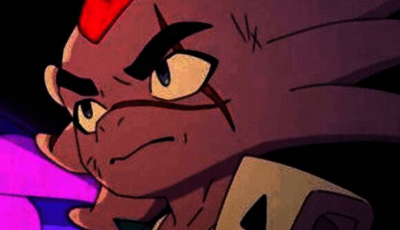 《风中行者》多人战斗场景，角色在风暴般的技能特效中穿梭，一名队友倒地，其余角色奋力迎敌