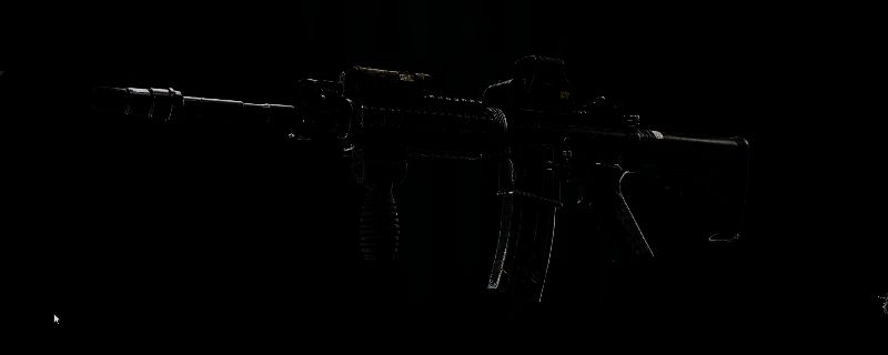 《战地6》游戏中M4A1卡宾枪的改装界面截图，展示配件选择与属性加成详情