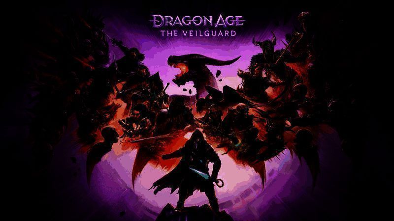 《龙腾世纪：影障守护者》游戏封面展示，主角身穿护甲站立于神秘光影之中，背景为奇幻风格的城市废墟