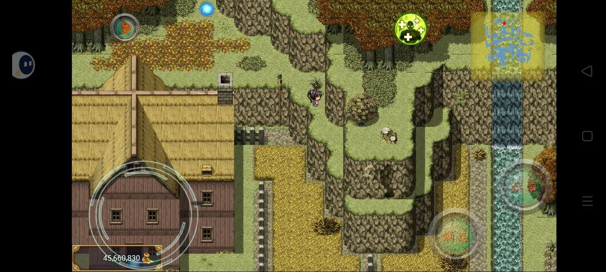 村长与玩家对话界面，显示任务完成提示