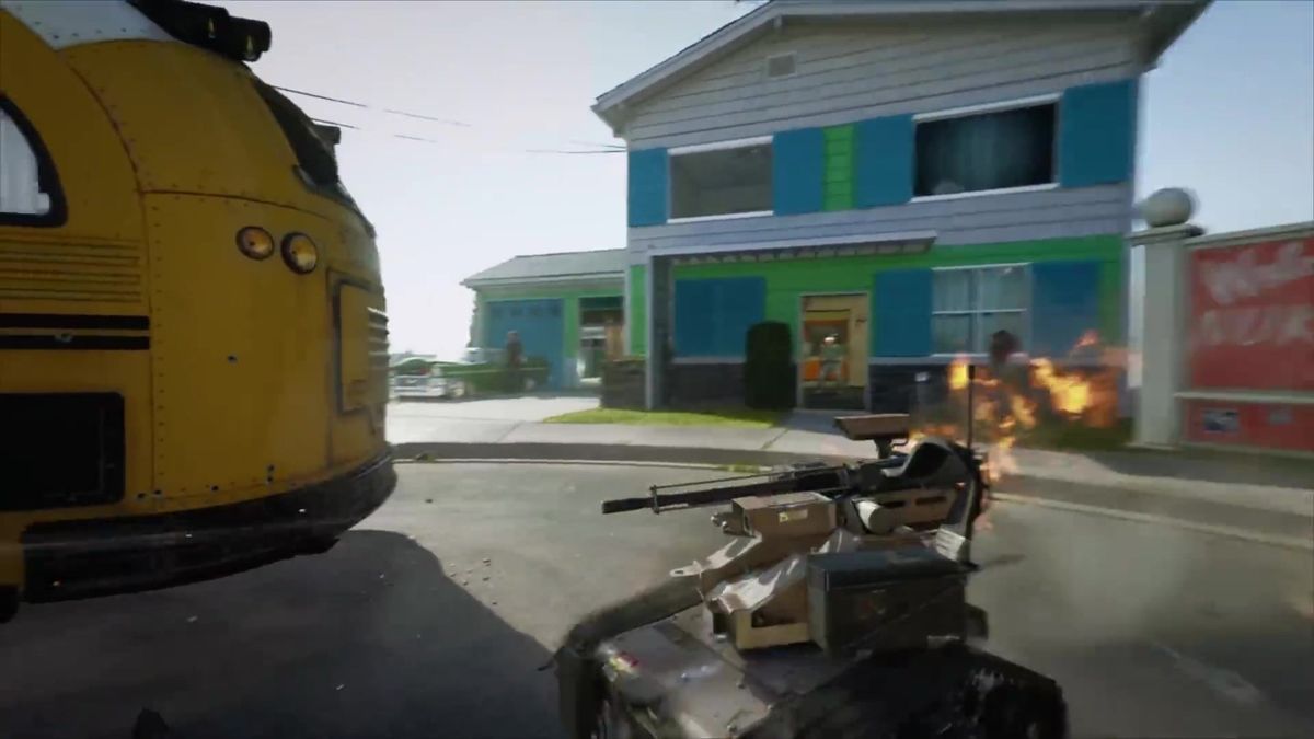 弹头地图沙漠场景，废墟中隐藏多个战术伏击点