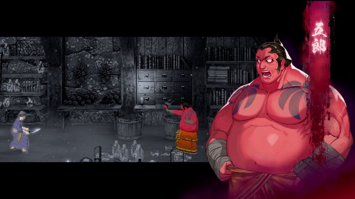 剧情对话界面，展现幽心与NPC互动的场景，氛围压抑而紧张